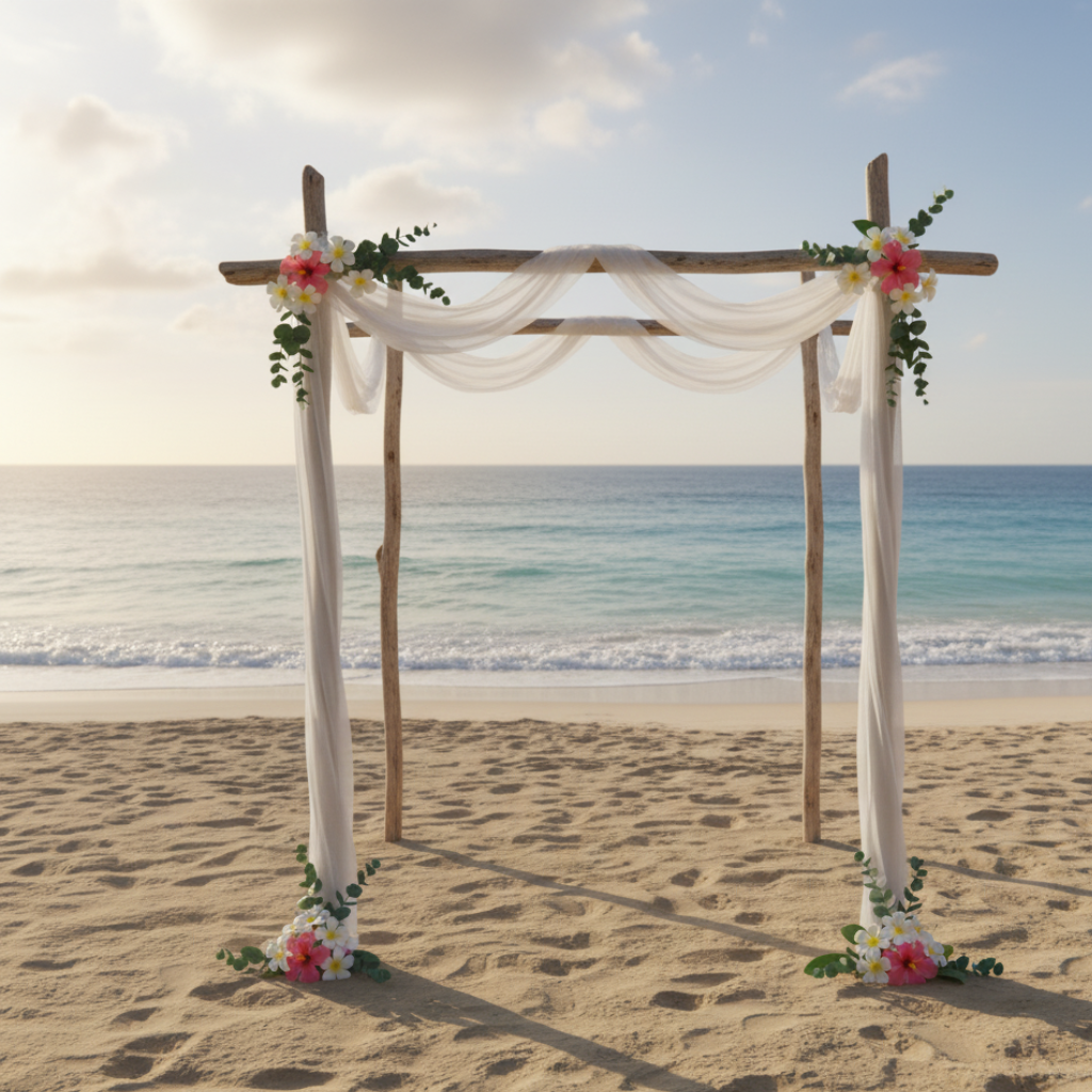 arco de boda en la playa arco de boda en la playa